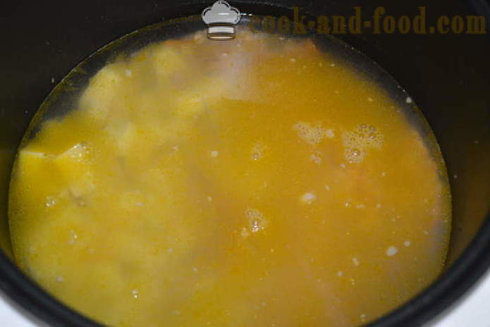 Grahova juha z mesom - kako kuhati grah juha v multivarka hitro, korak za korakom receptov fotografije