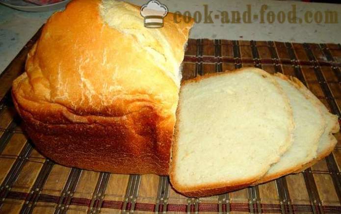 Enostavno domač kruh v kavo kruh - kako speči kruh v krušni kavo doma, korak za korakom receptov fotografije