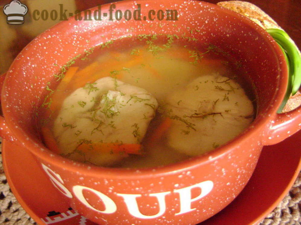 Postnem času ribja juha iz osliča z rižem - kako kuhati ribjo juho z Vraga, korak za korakom receptov fotografije