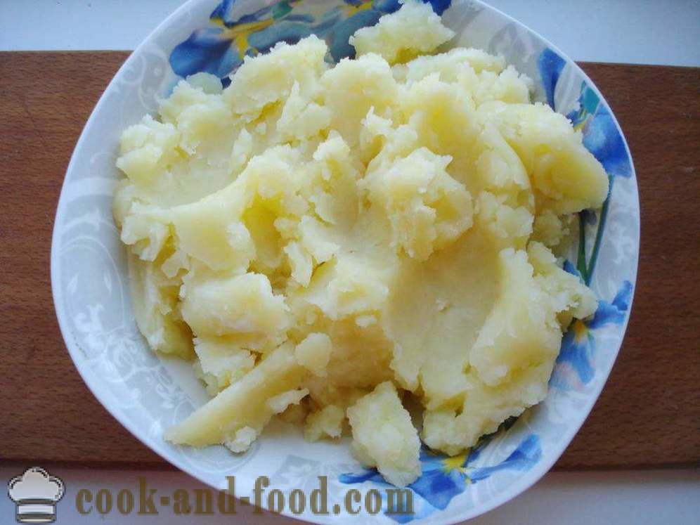 Cmoki s krompirjem in čebulo - kako narediti cmoke s krompirjem, korak za korakom receptov fotografije