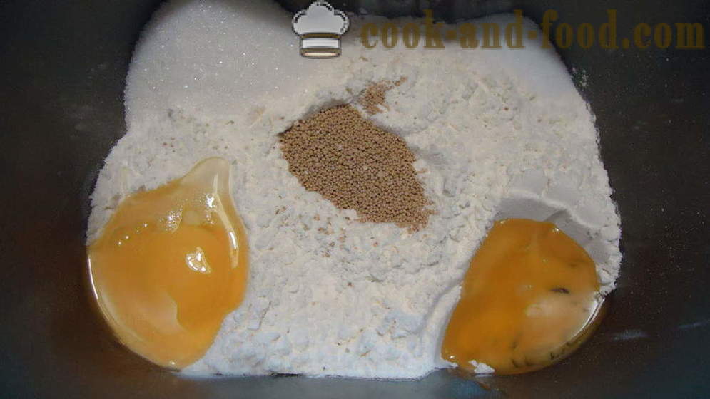 Kvas testo v kruh stroj - kako pripraviti kvašeno testo za kruh stroj, poshagovіy recept s fotografijo