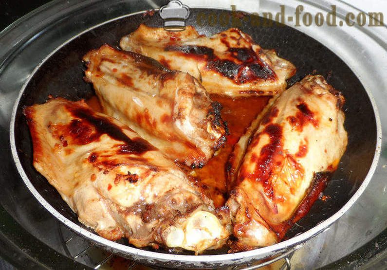 Pečen puran krila - kako kuhati purana krila so okusne, s korak za korakom receptov fotografije