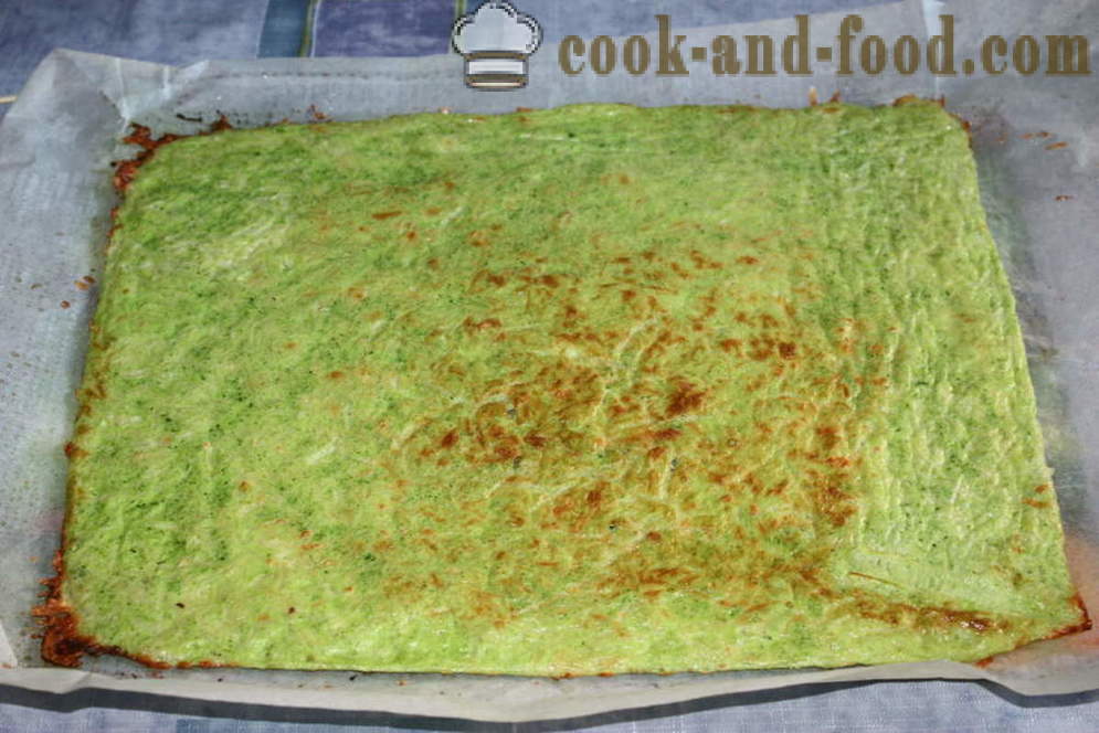 Piščančji zvitek z omleto - kako kuhati omleto roll polnjene s piščancem, korak za korakom receptov fotografije
