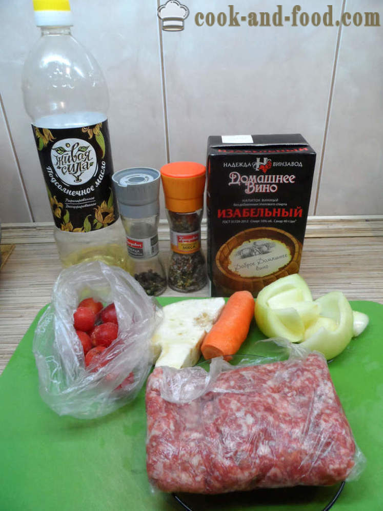 Lazanje z mletim mesom in bešamel omako - kako pripraviti lazanjo z mletim mesom doma, korak za korakom receptov fotografije