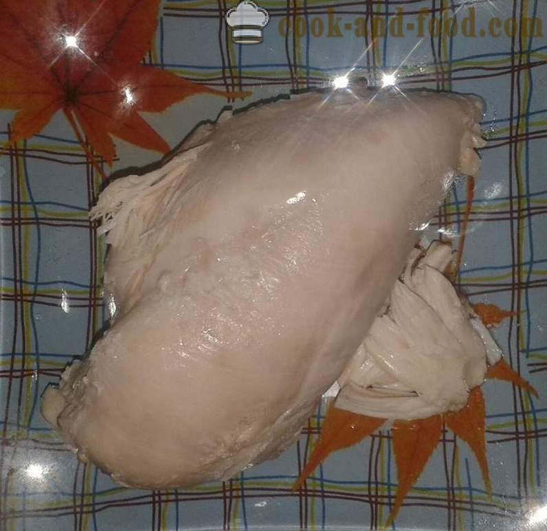 Delicious paštete iz piščančjega jetra s piščancem - kako kuhati domačo pašteto piščančjega jeter in raka dojke, korak za korakom receptov fotografije
