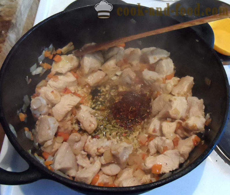 Golaž juha Madžarski - kako kuhati golaž juha s chipetkami, korak za korakom receptov fotografije