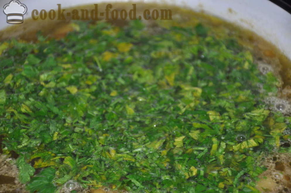 Okusna gobova juha z jurčki - kako kuhati gobovo juho z gobami, korak za korakom receptov fotografije
