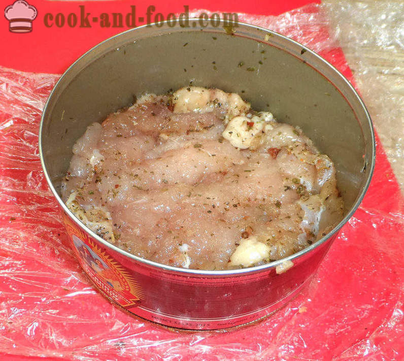 Sočno zrezki iz piščančjega fileja v testo - kako kuhati okusno piščančje zrezke, korak za korakom receptov fotografije