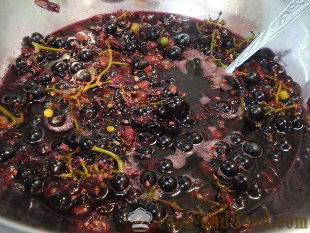 Grozdni žele z želatino - kako narediti žele iz grozdja doma, korak za korakom receptov fotografije