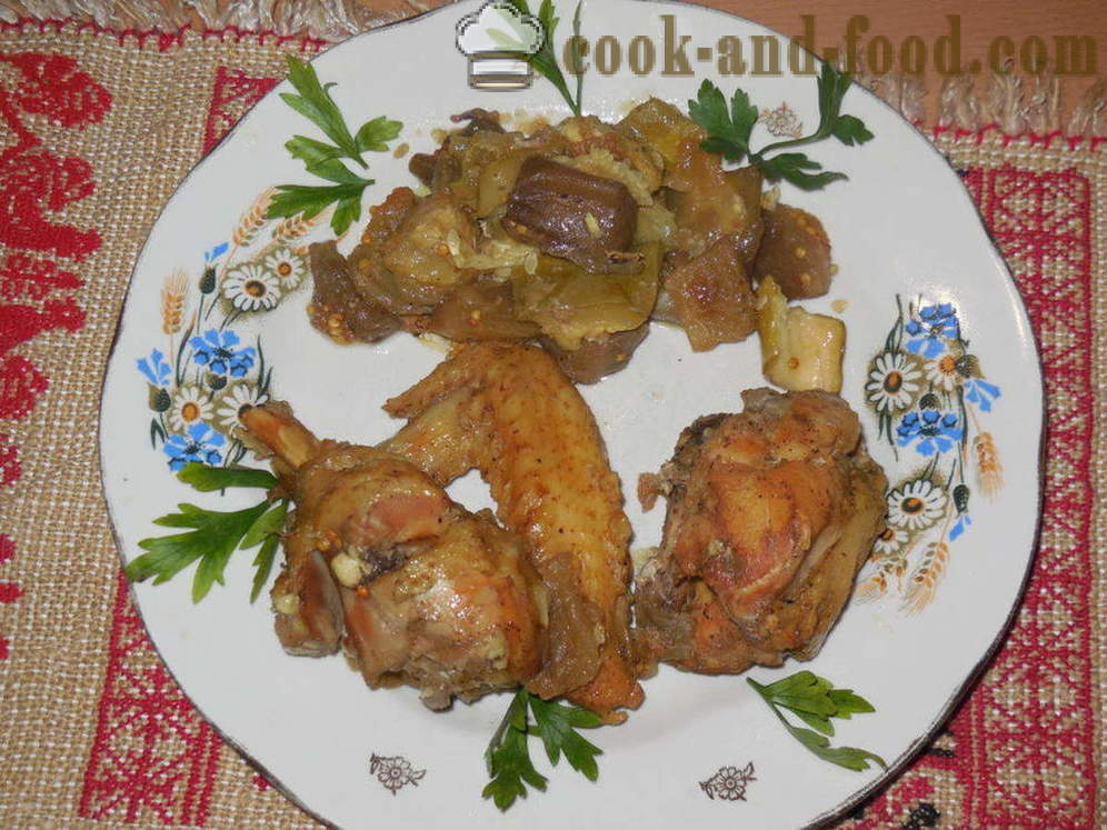 Pijani piščanec v lonec v pečici v lastnem soku - kako speči piščanca v lonec z zelenjavo, korak za korakom receptov fotografije