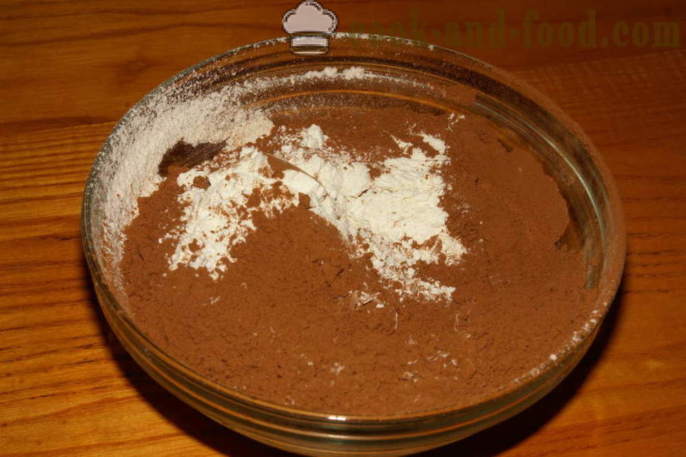 Hitro in enostavno čokoladni piškoti - kako narediti čokolado čip piškotke doma, korak za korakom receptov fotografije
