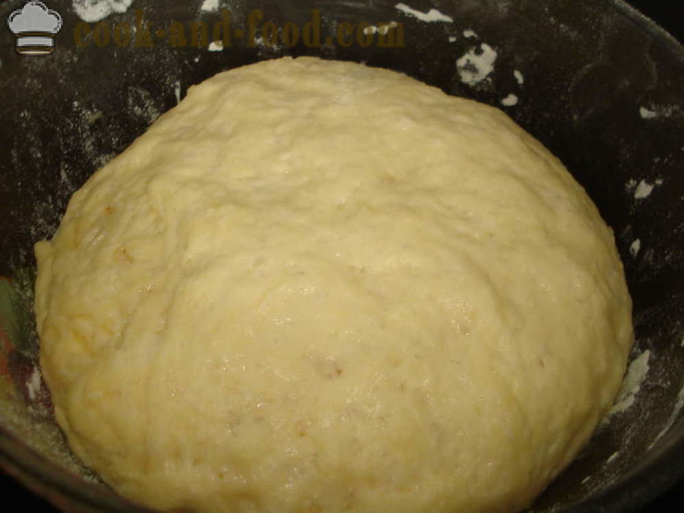 Kvas torta z makom v pečici - kako kuhati torto z makom, korak za korakom receptov fotografije