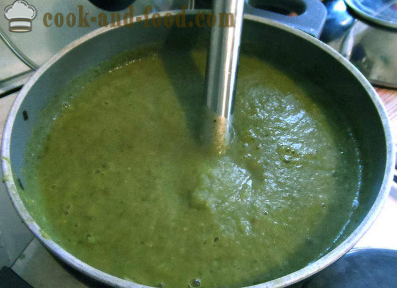 Zelenjavna juha - kako kuhati juho iz zelene zelenjave, korak za korakom receptov fotografije