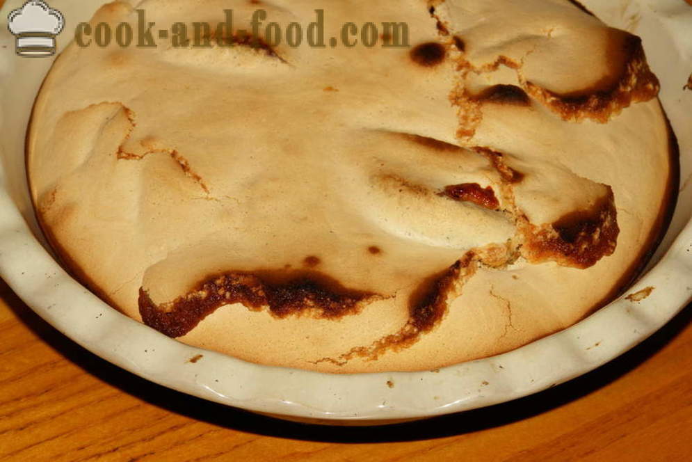 Gobo torta z jabolki v pečici - kako kuhati Biskvit torta z jabolki, korak za korakom receptov fotografije