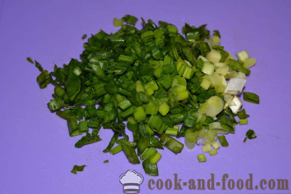Okusna solata iz artičok in korenje in zeleno čebulo - kako pripraviti solato iz artičok in korenje recept s fotografijo