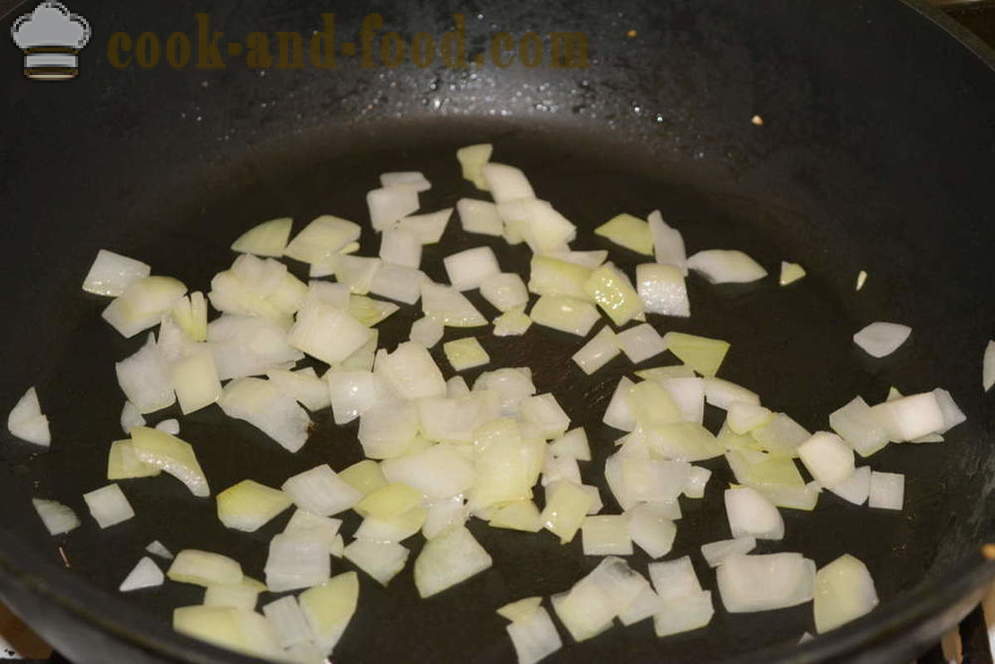 Zelenjavna enolončnica z jajčevci in bučkami v pečici - kako kuhati dušene jajčevcev in bučke, s korak za korakom receptov fotografije