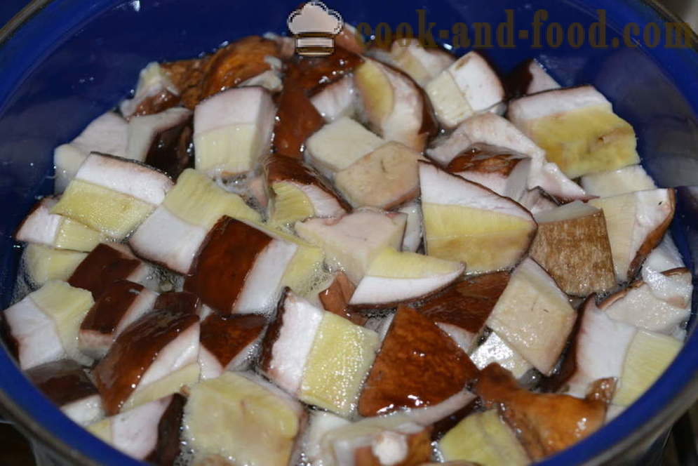Juha belih svežih gob z sveži sir - kako kuhati gobovo juho s svežimi gobami in sirom, s korak za korakom receptov fotografije