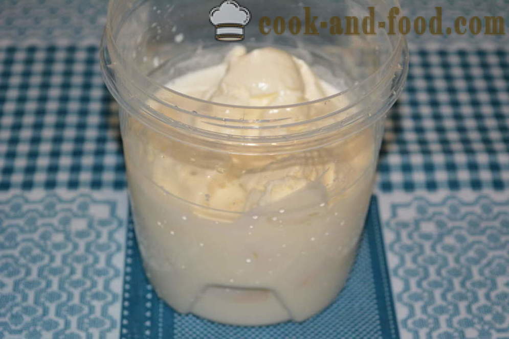 Mleko koktajl s sladoledom in banana v mešalniku - kako narediti milkshake doma, korak za korakom receptov fotografije