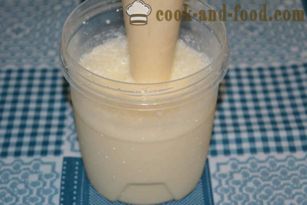 Mleko koktajl s sladoledom in banana v mešalniku - kako narediti milkshake doma, korak za korakom receptov fotografije