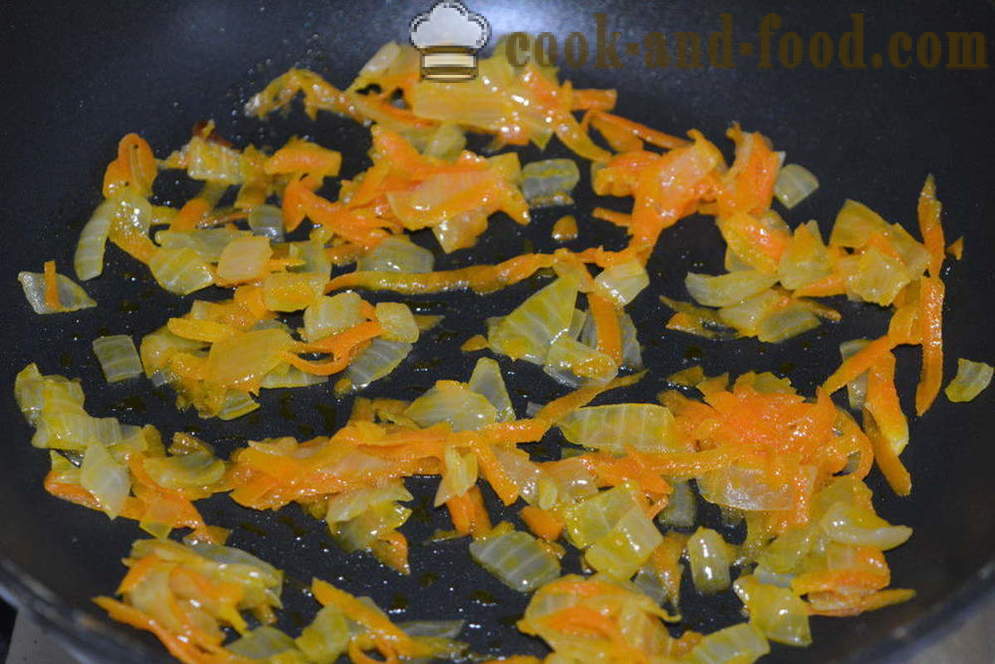 Delicious drobljivo ajde z zelenjavo v ponvi - kako kuhati ajde z zelenjavo, korak za korakom receptov fotografije