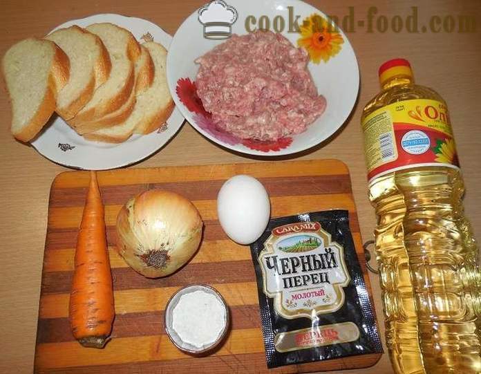 Vroče sendviči z mesom, pečena v ponvi - kako narediti vroče sendviče z mesom, korak za korakom receptov fotografije