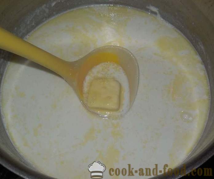 Prosena kaša z mlekom - kako kuhati kašo z mlekom, korak za korakom receptov fotografije