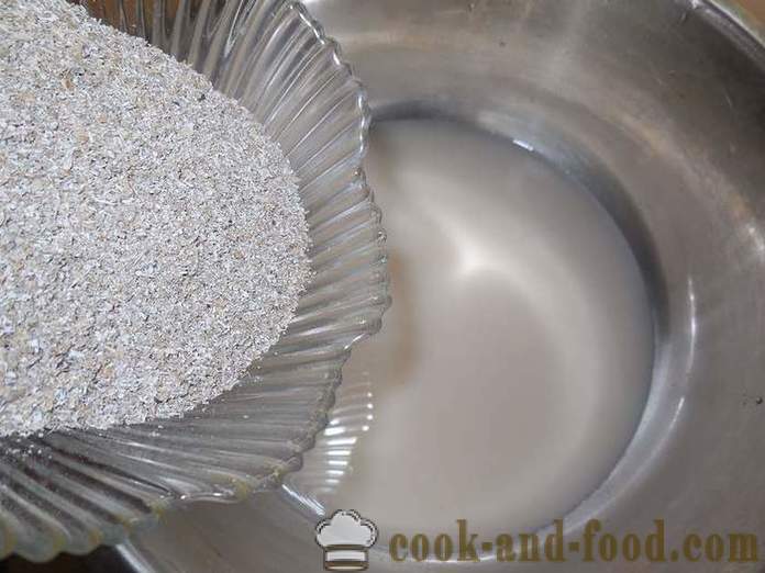 Okusna in zdrava pšenični otrobi polnozrnata žita - kako narediti domač kruh, preprost recept in korak za korakom fotografijo