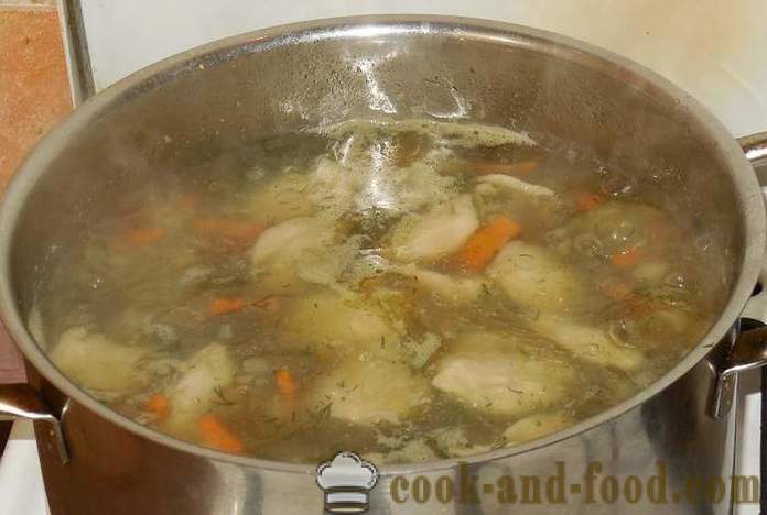 Zelenjavna juha z žličniki - kako kuhati juho s cmoki - babičin recept s korak za korakom fotografij