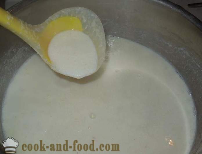Kako kuhati kašo z mlekom brez grudic - korak za korakom recept za zdrob s fotografijami