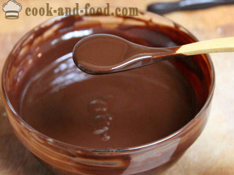 Kremasto čokoladno glazuro iz kakava, sladkor in mleko - kako narediti čokoladno prevleko iz kakava receptu z video