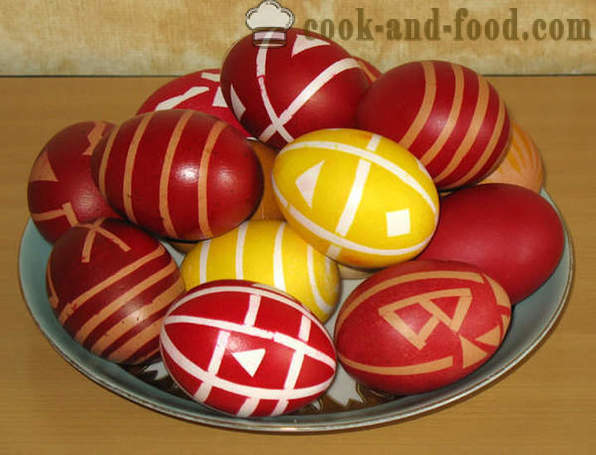Painted jajca ali Krashenki - kako pobarvati jajca za veliko noč