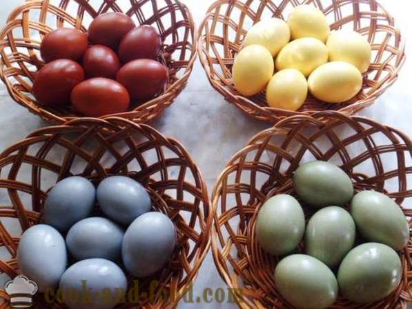 Naravna barvila za jajca za veliko noč - kako bi naravno barvilo doma