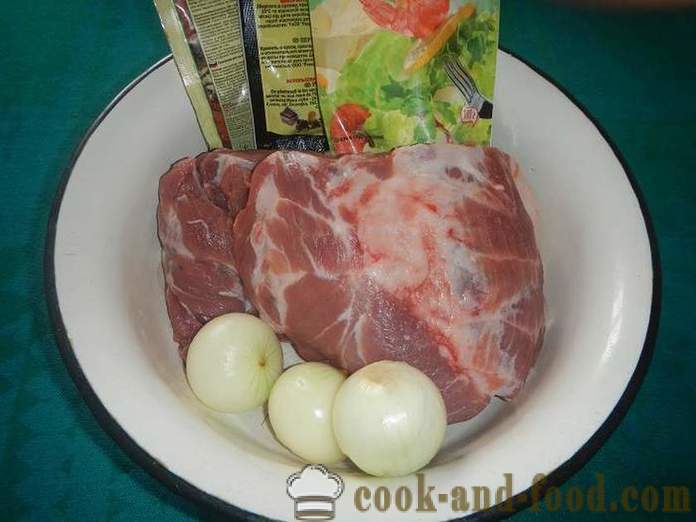 Juicy svinjina na žaru - kako marinirati meso za kebab, žar, pečenje na žaru ali cvrtje na žaru recept s fotografijami.