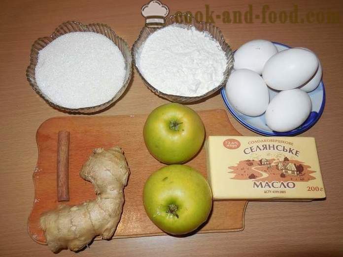Lush jabolčni zavitek v multivarka s cimetom in ingverjem - kako narediti jabolčno pito v multivarka, korak za korakom recept s fotografijami.