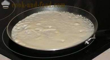 Kako kuhati palačinke z mleko ni normalno, in tanke in okusne, testo recept za palačinke korak za korakom, s fotografijami, video