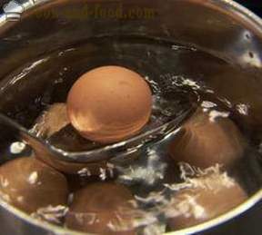 Kako kuhati kuhano jajce, tj tekočina, 