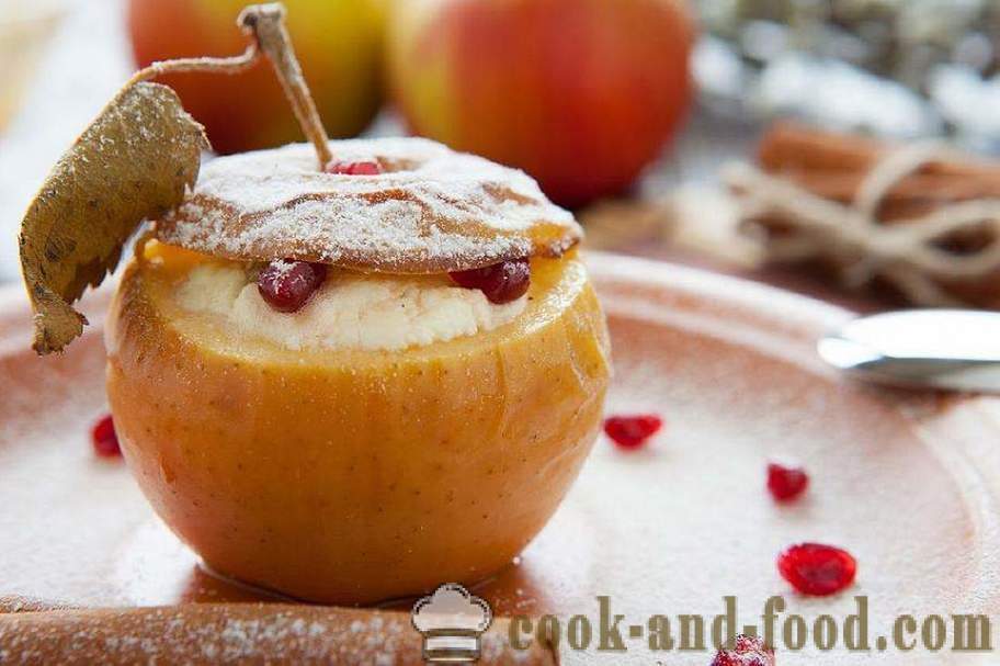 Kako narediti pečen jabolka - video recepti doma