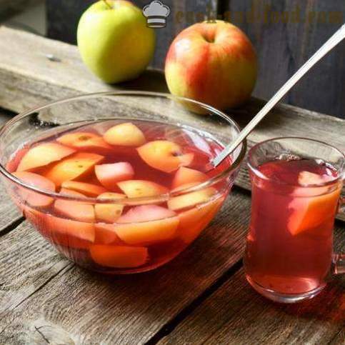 Recept za jabolčni kompot jagode in hruške