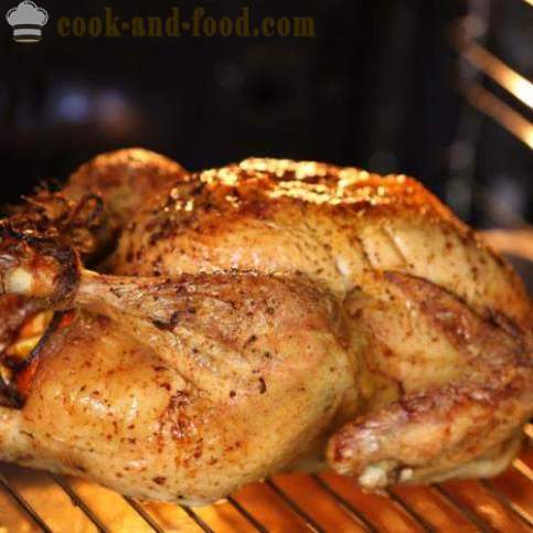 Kako okusno pečen piščanec v pečici - video recepti doma