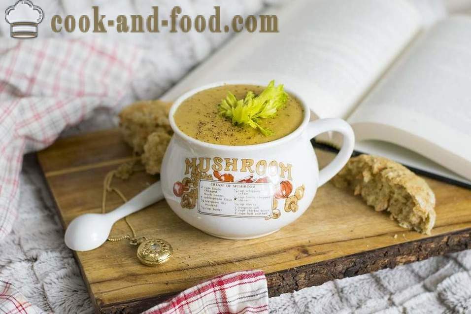 Bela gobova juha: dve recepti za okusne jedi