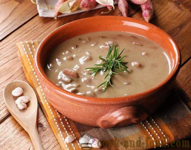 Recept za pripravo pire juha fižol - video recepti doma