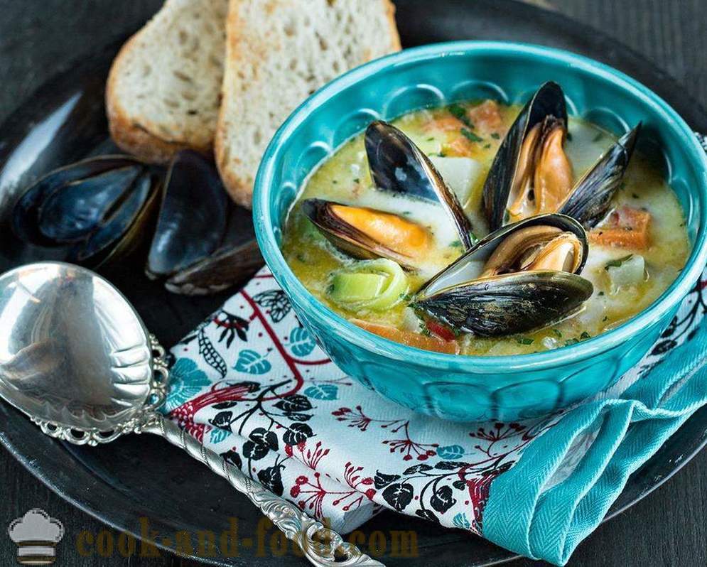 Tri okusna juha recept z morskimi sadeži