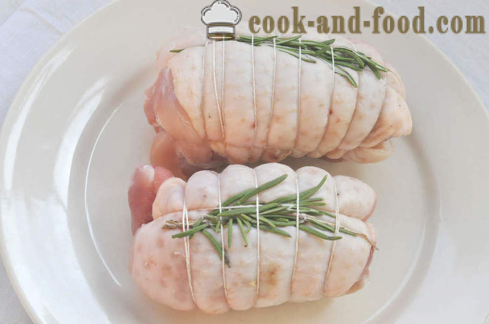 Kako kuhati piščanca roll - video recepti doma