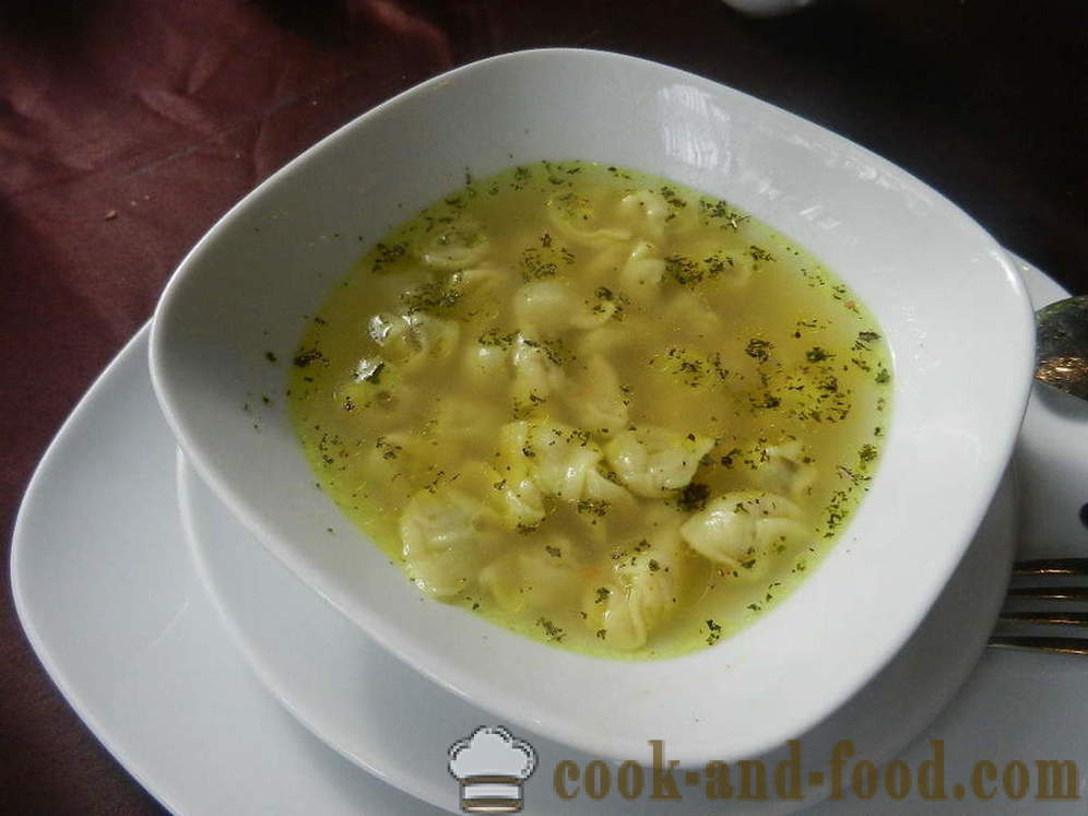 Ukrajinski juha s cmoki, kuhanje recepti