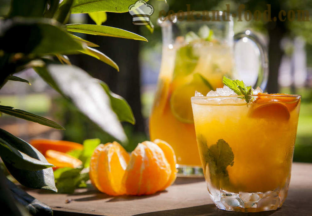Sveže sveže: mandarine mojito mete in malin limonada - video recepti doma
