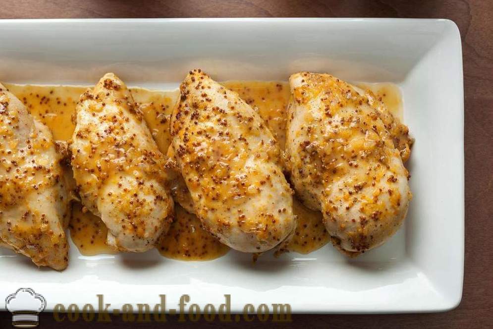 Honey-gorčično omako za piščanca